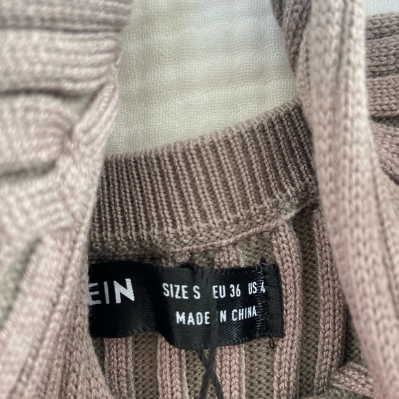 Ribbed size S beige dress, never worn - Picture 3 of 6